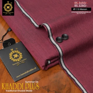 Khaddi Plus  – Maroon