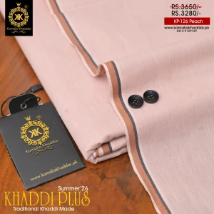 Khaddi Plus  Peach