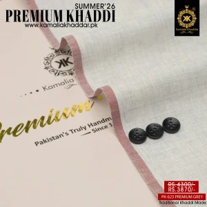 Premium Khaddi Premium Grey