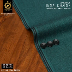 Royal Khaddi Summer - Peak Green