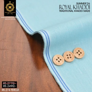 Royal Khaddi Summer Ferozi